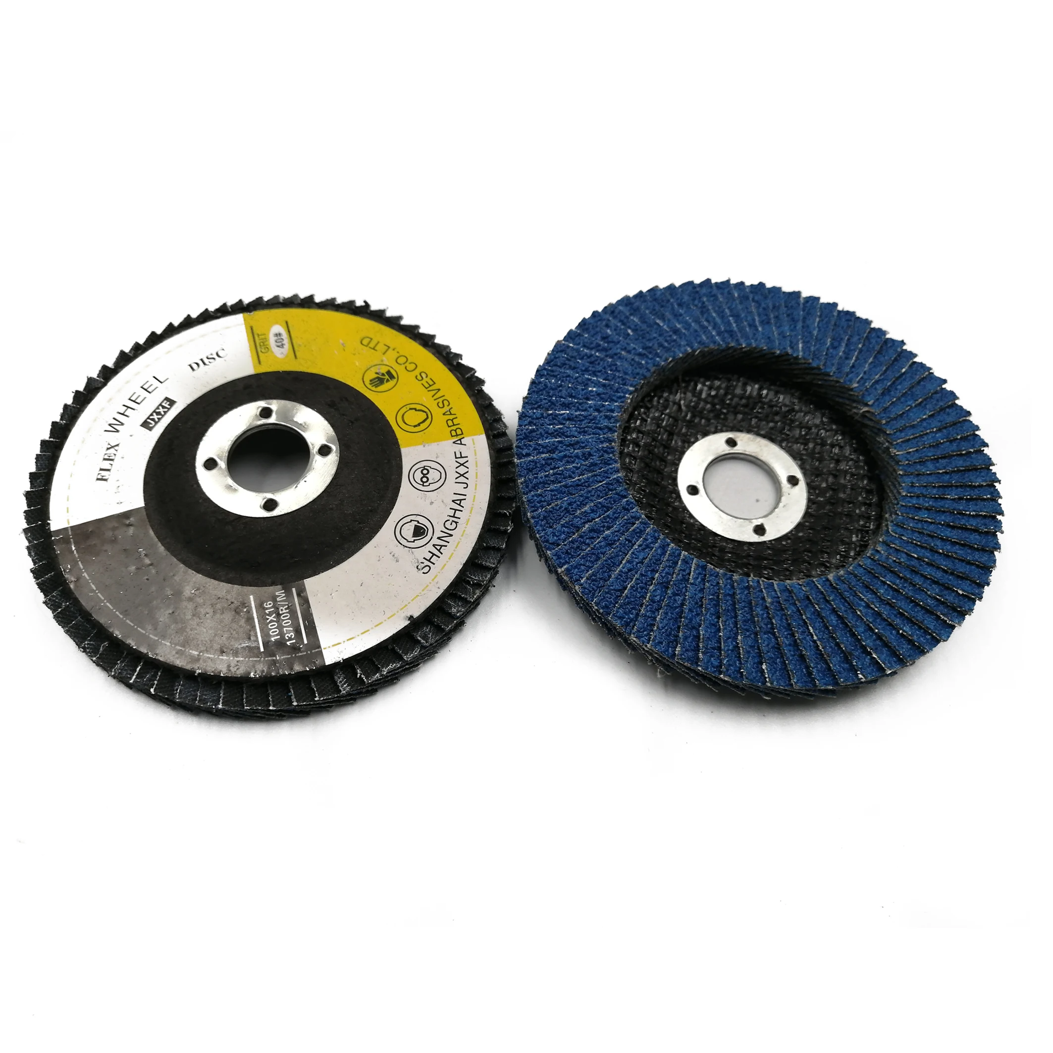 High quality 4 inch 100mm Alumina zirconia flap abrasive wheel disc for grinding and polishing