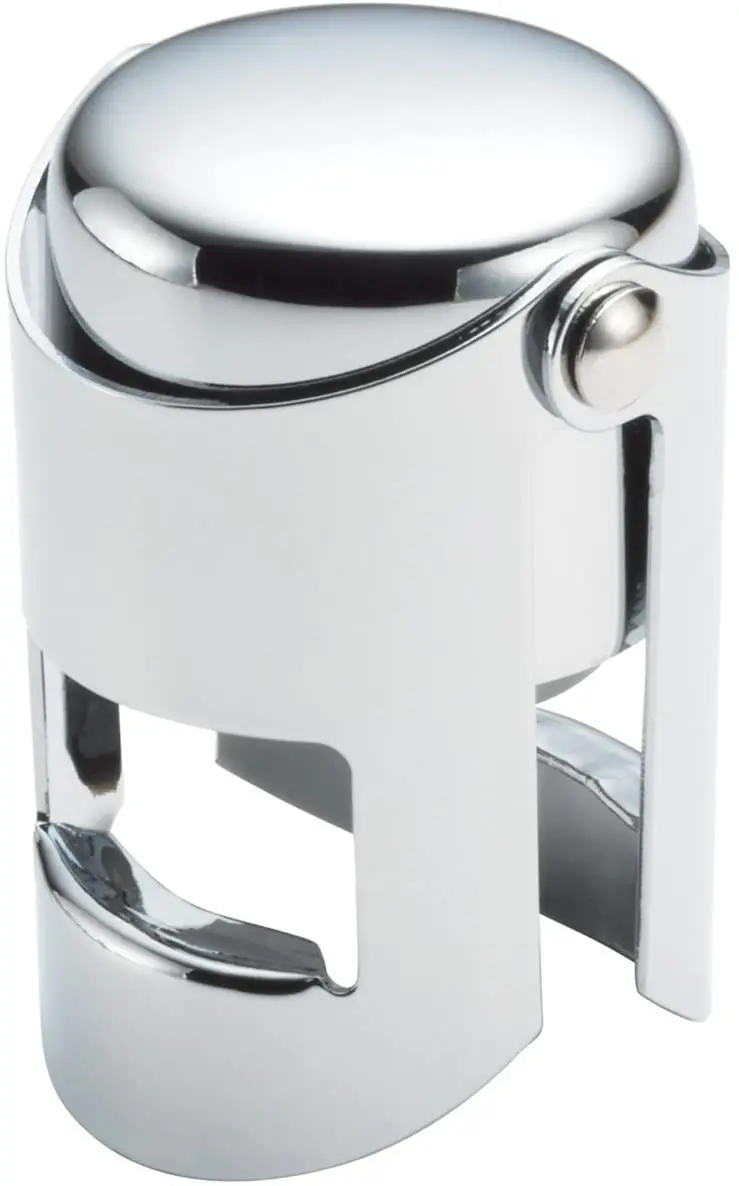 Champagne Bottle Cork Stopper Logo Metal Stainless Steel