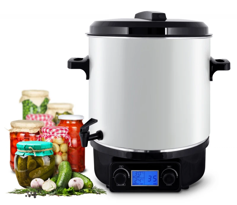 27L Stainless Steel  Einkochautomat mit Timer,  Temperature Mulled Wine Warmer