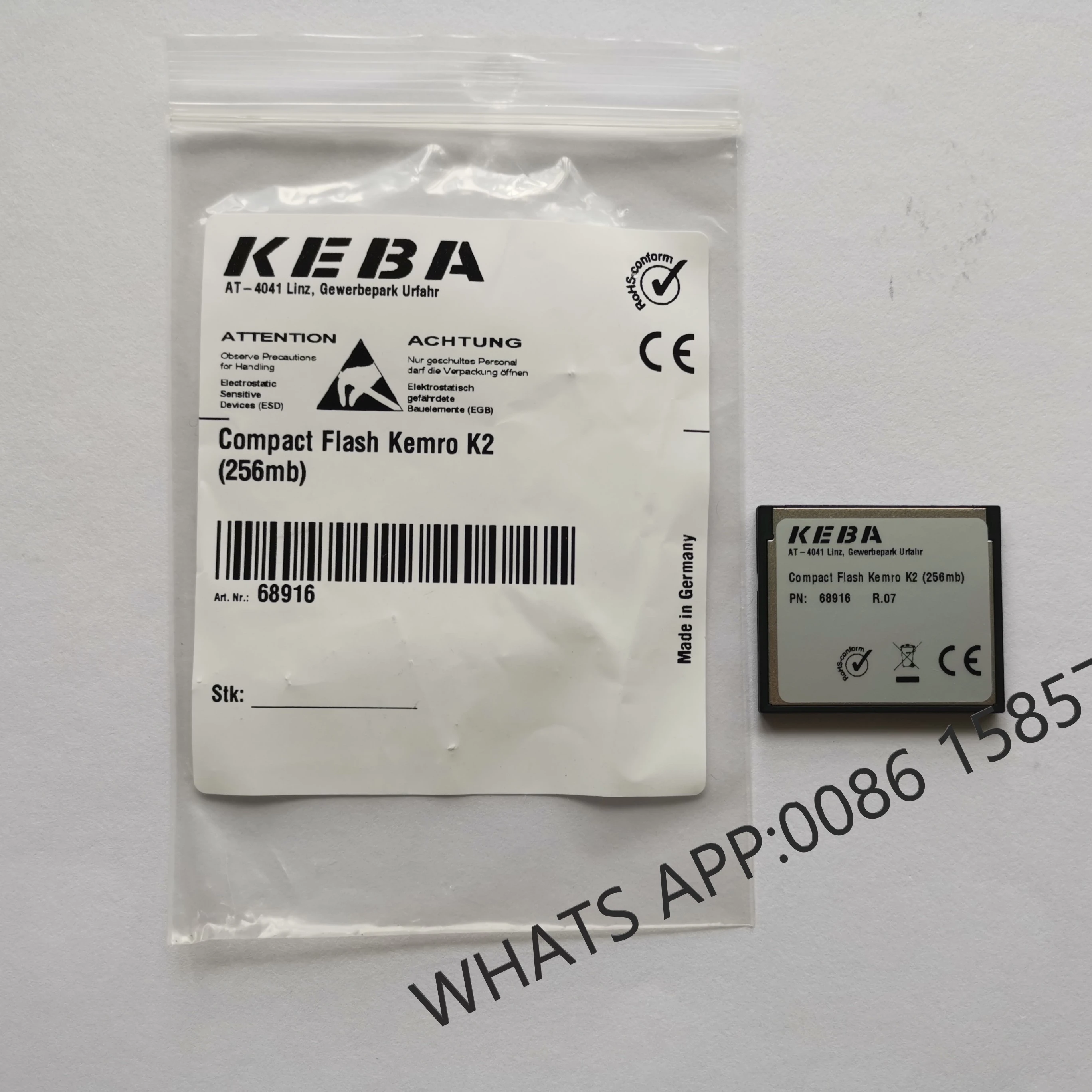 KEBA PLC swissbit Compact Flash Card 256 mb Compact Flash Kemro K2 (256mb) swissbit SFCF0256H1BK1MT-C-MS-263-KEB memory cf256mb