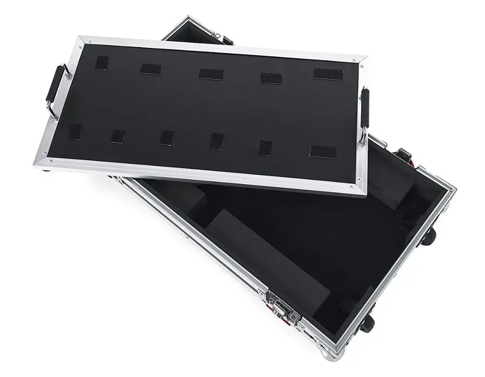 Guitar Effect Pedals PEDALBOARD Large Tour-grade Pedal Board Case Aluminum SGS Tool Case Plastic Stereo Volume Pedal Case Bingo