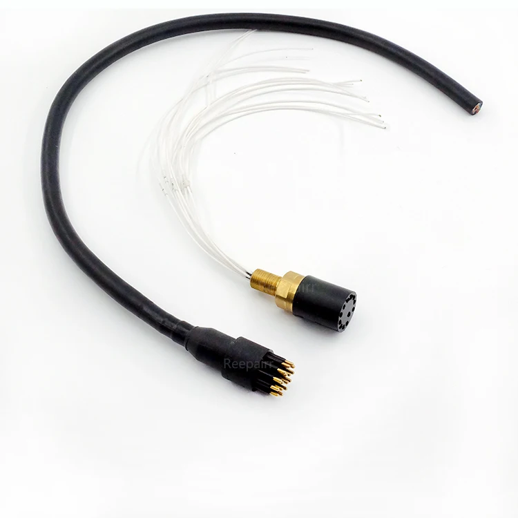 Underwater connectors for ROV MCIL10M Micro series inline cable 10 cores 0.6m cable length or 1m cable connector