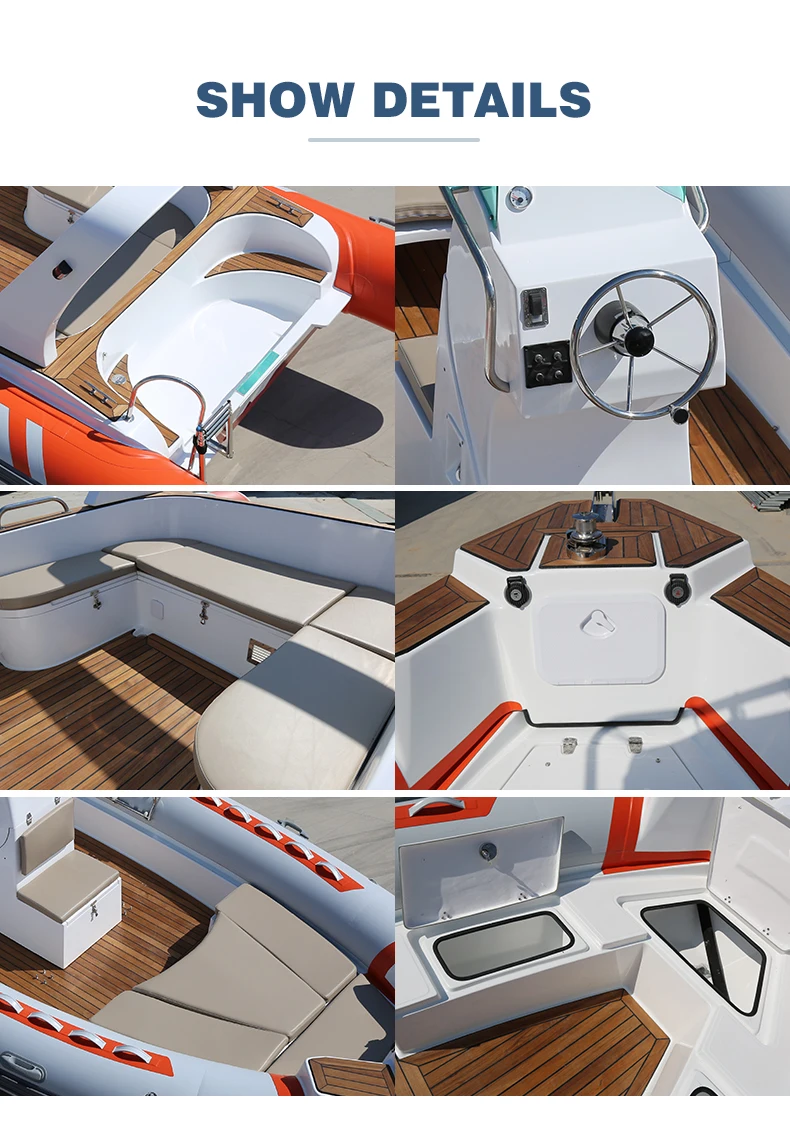 Haohai Rowing Yacht Boats Fishing Rib Aluminum Kayak Speed Vessel Luxury Fiberglass Displayracks Pontoon Boat For Entertainment