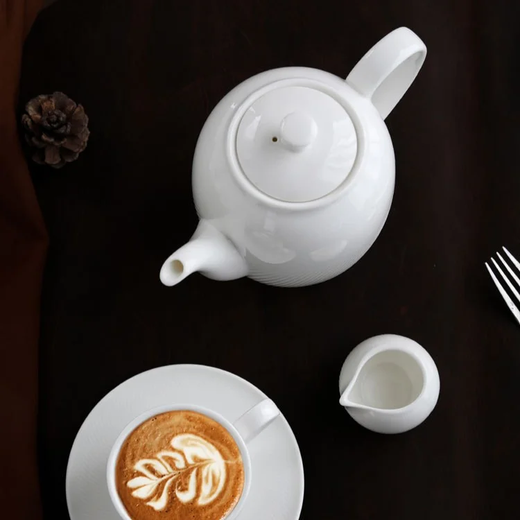 OEM Logo Wedding Tea Kettle Teapot Moka Ceramic Pots Jebena Arabic Coffee Pot Espresso Pot Coffee Restaurant & Hotel Supplies