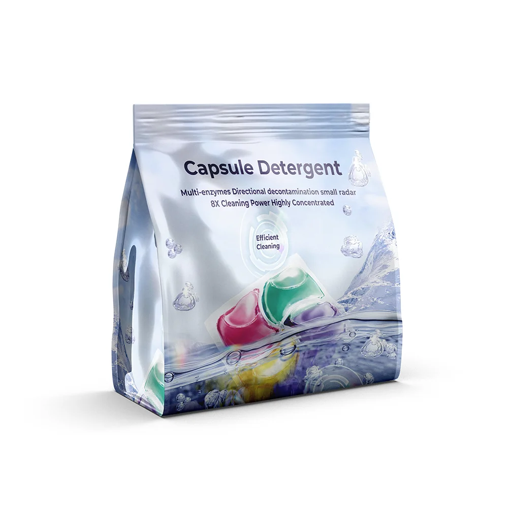 300g 500g 1kg Standing Up Full Color Printing laundry Soap bag Powder Packaging Bag Laundry Detergent Pouches