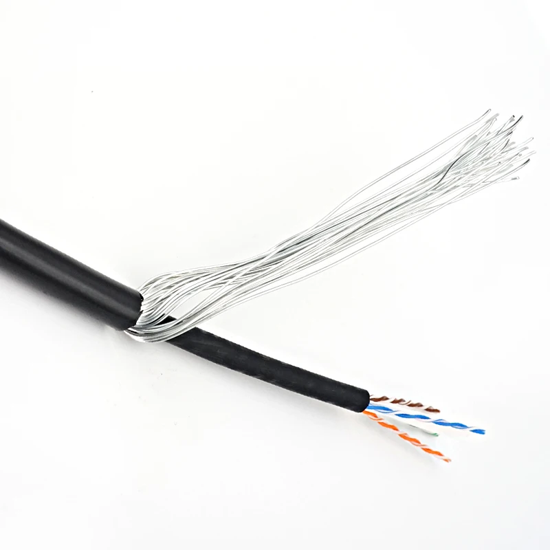 SWA steel wire armoured UTP CAT6 cable with PE jacket
