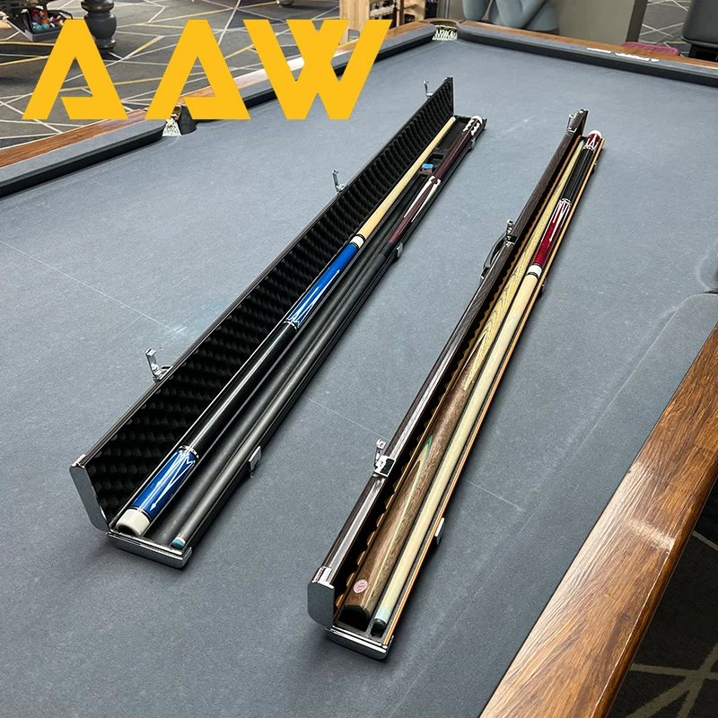 AAW aluminum alloy billiard club box,Double slot and three slot outer packaging , universal, portable