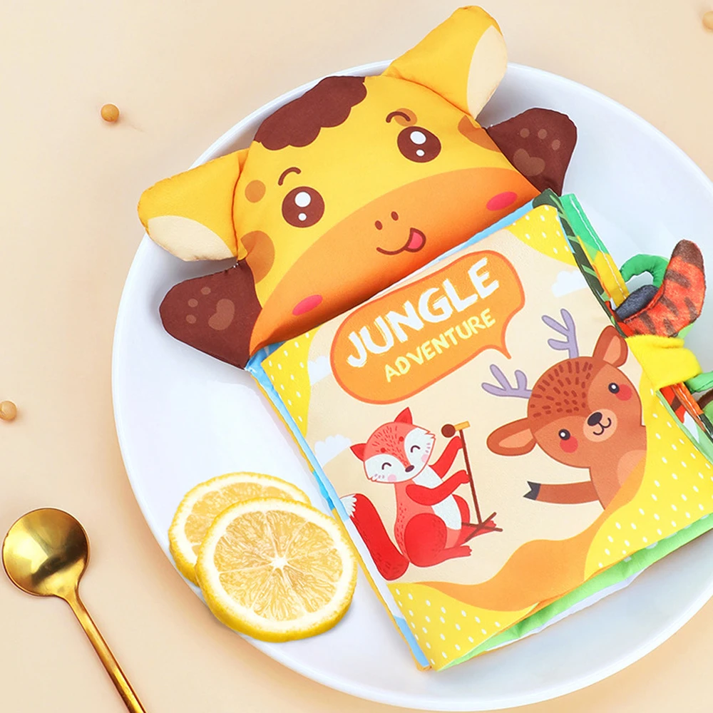 New Arrivals Early Education Intelligence Development Gift Toy Quiet Books for 0-3 Years Old Toddlers Baby Bath Towel Soft Book