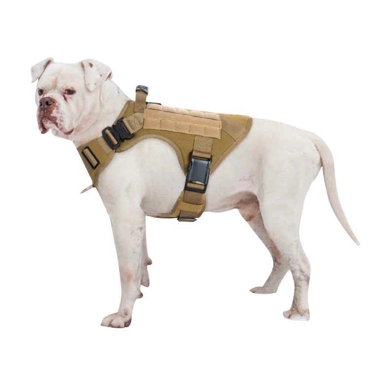 Comfort and durability breathable adjustable k9 dog harness tactical dog training harness vest set