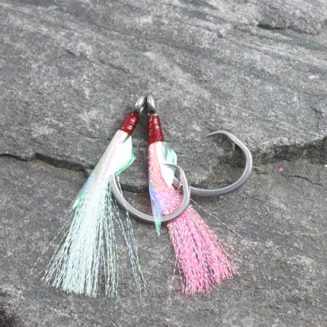 In stock 6/0 7/0 8/0 9/0 Stainless steel Circle Hook Fishing Hooks Flasher Snapper Fishing Rig Hook