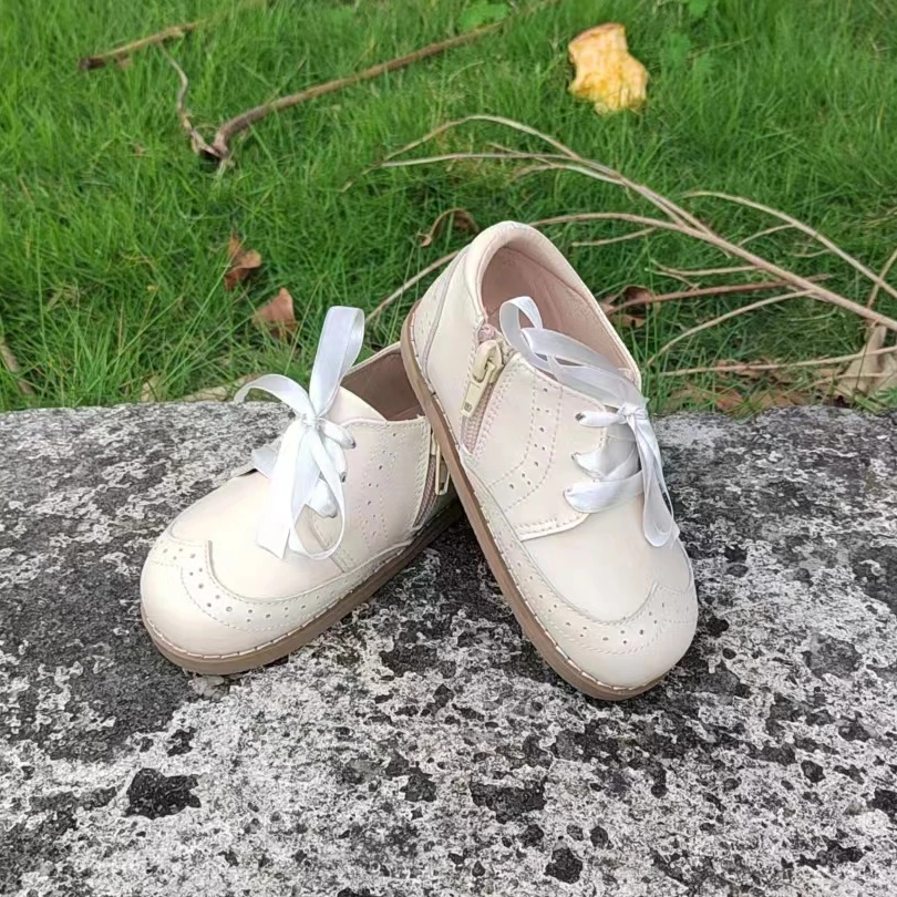 Style White Casual Shoes Kids Boys School Shoes Action Leather School Shoes Wholesale Fashion Little Gentlemen S Business Summer