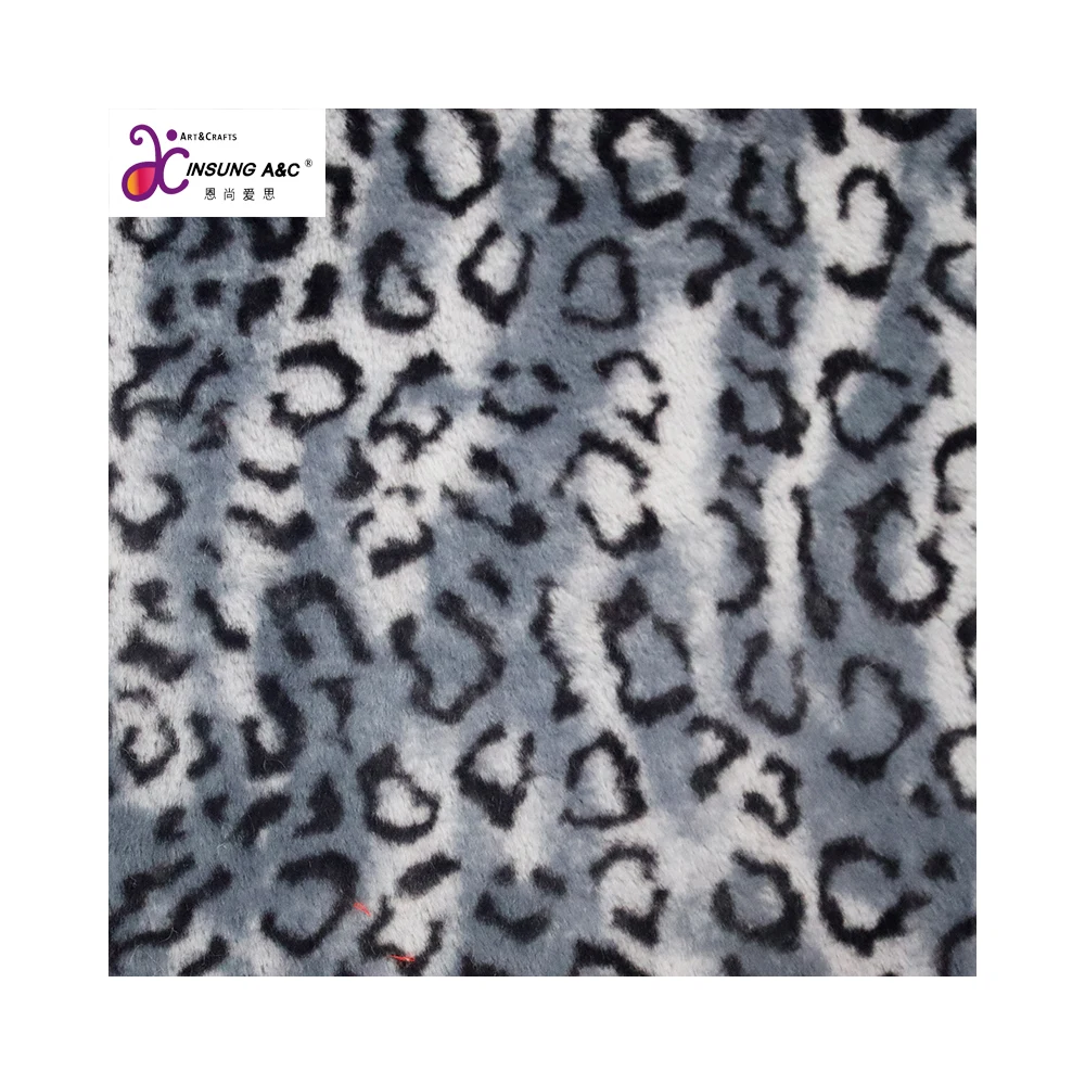 Дешевая Экологически чистая плюшевая ткань из искусственного кроличьего меха для одежды и домашнего текстиля