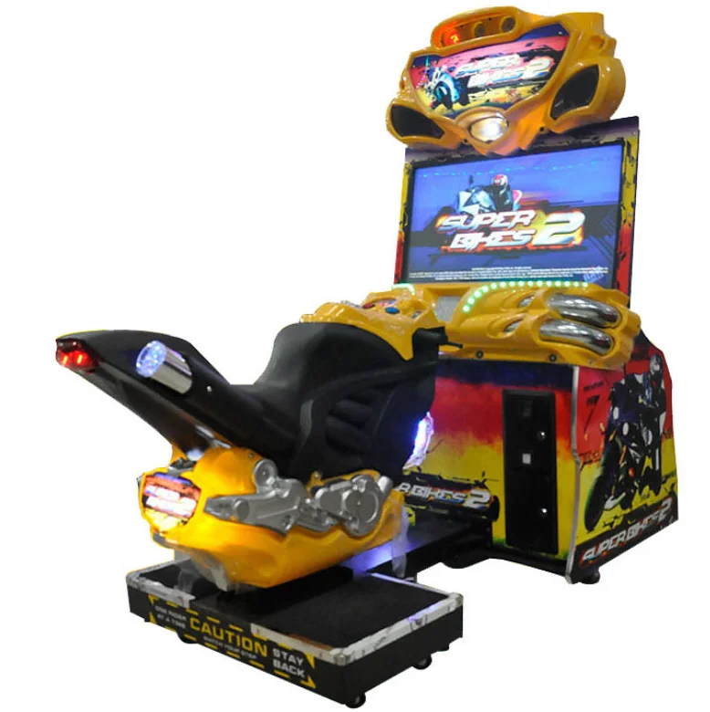 Dinibao amusement coin operated FF motor simulator racing car game machine for game center