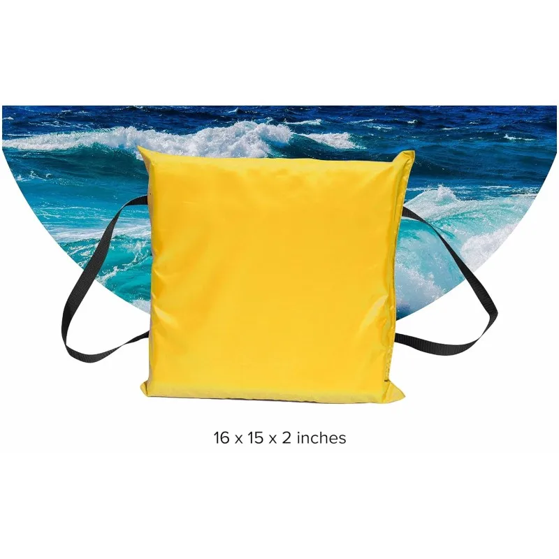 Throwable Floatation Foam Cushion, Throw Preserver Boat Cushion, Throwable Boat Cushion Safety Device