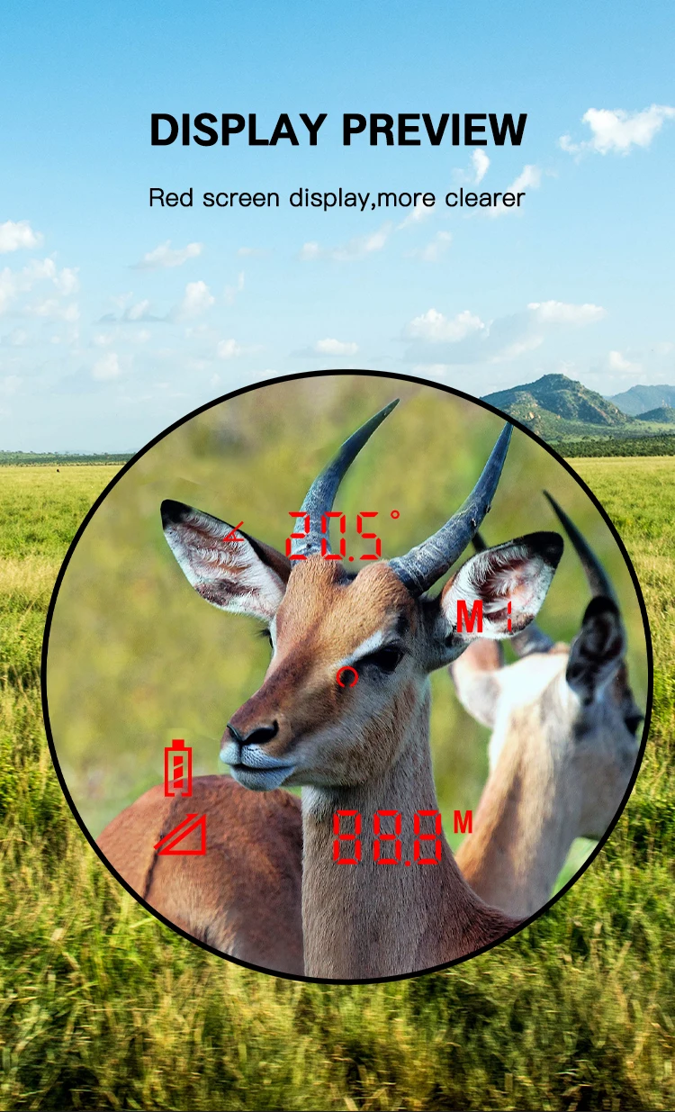 Бинокулярный лазерный дальномер ночного видения для взрослых, охотничий телескоп, лазерный дальномер