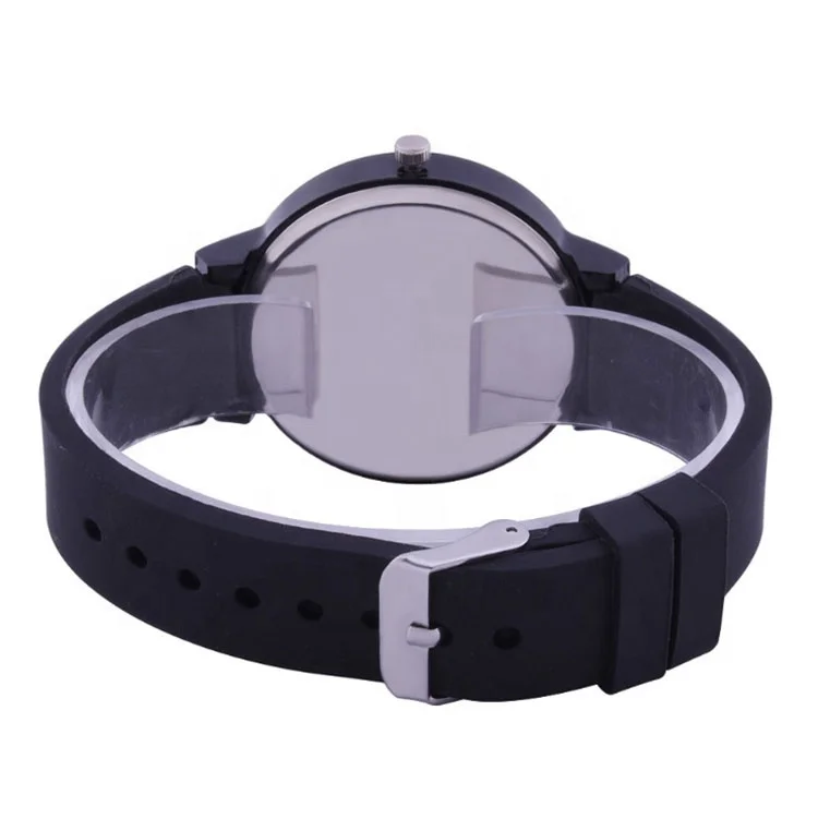 
Factory Direct Sale Women Modern Stylish Silicone Wristband Quartz Watch 