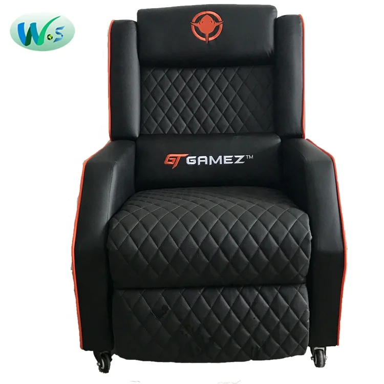 Игровой диван WSS 8906, компьютерное кресло для гостиной из синтетической кожи, одно сиденье, кресло для отдыха, передвижное кресло с откидывающейся спинкой