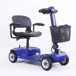 2022 Four wheel for elderly  and disability mobility scooter folding Electric Scooters