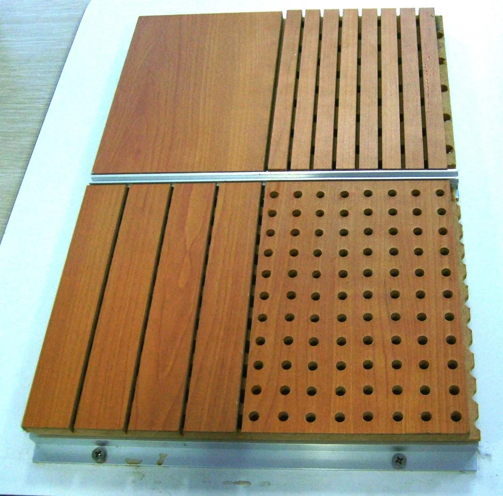 
Perforated MDF Soundproof Wooden Acoustic Panels 