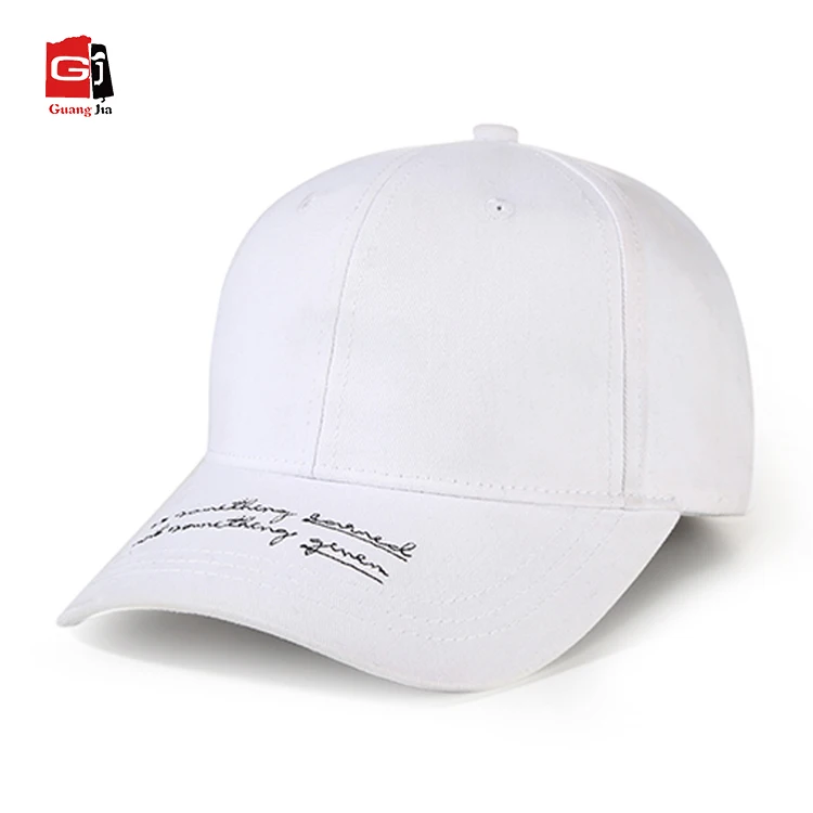 Wholesale Sports Baseball Cap Adjustable Embroidered 6 Panel Outdoor Golf Hat Running Curved Brim Dad Hat