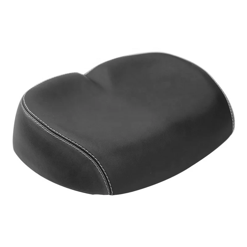 Guaranteed Red Bicycle Seat Road MTB Bike Saddle Comfortable Soft Wide Large Bicycle Saddle Cover Soft Cycling Cushion Pad