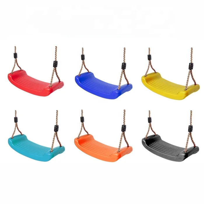 Лидер продаж, изогнутые пластиковые качели для детских сидений для внутреннего и наружного двора