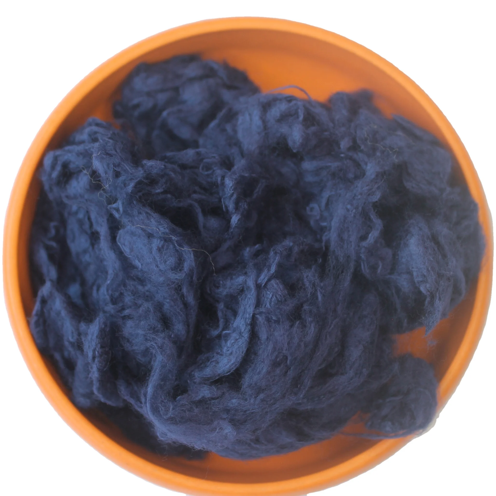 wholesale Non woven Material fiber 1.2 dope dyed 38 mm viscose fiber
