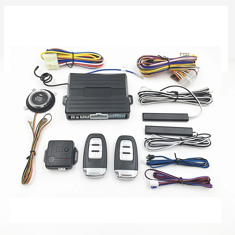 Universal Car Remote Start Stop PKE  car alarm anti hijacking  Keyless Entry System Engine Start Stop smart key push button
