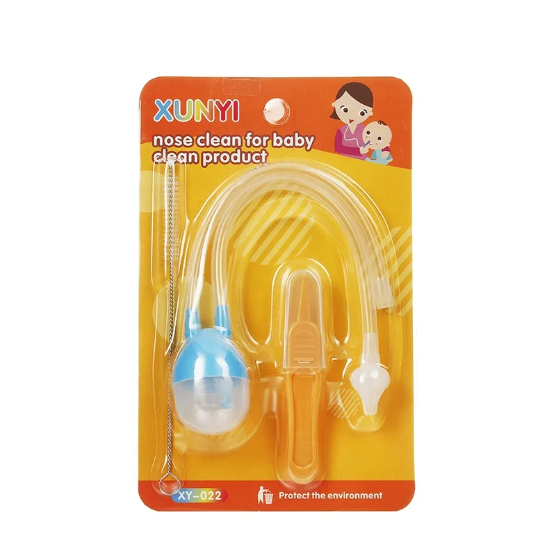 
New Born 3PCS set Silicone BPA FREE Suction Nose Cleaner Baby Care Nasal Aspirator 