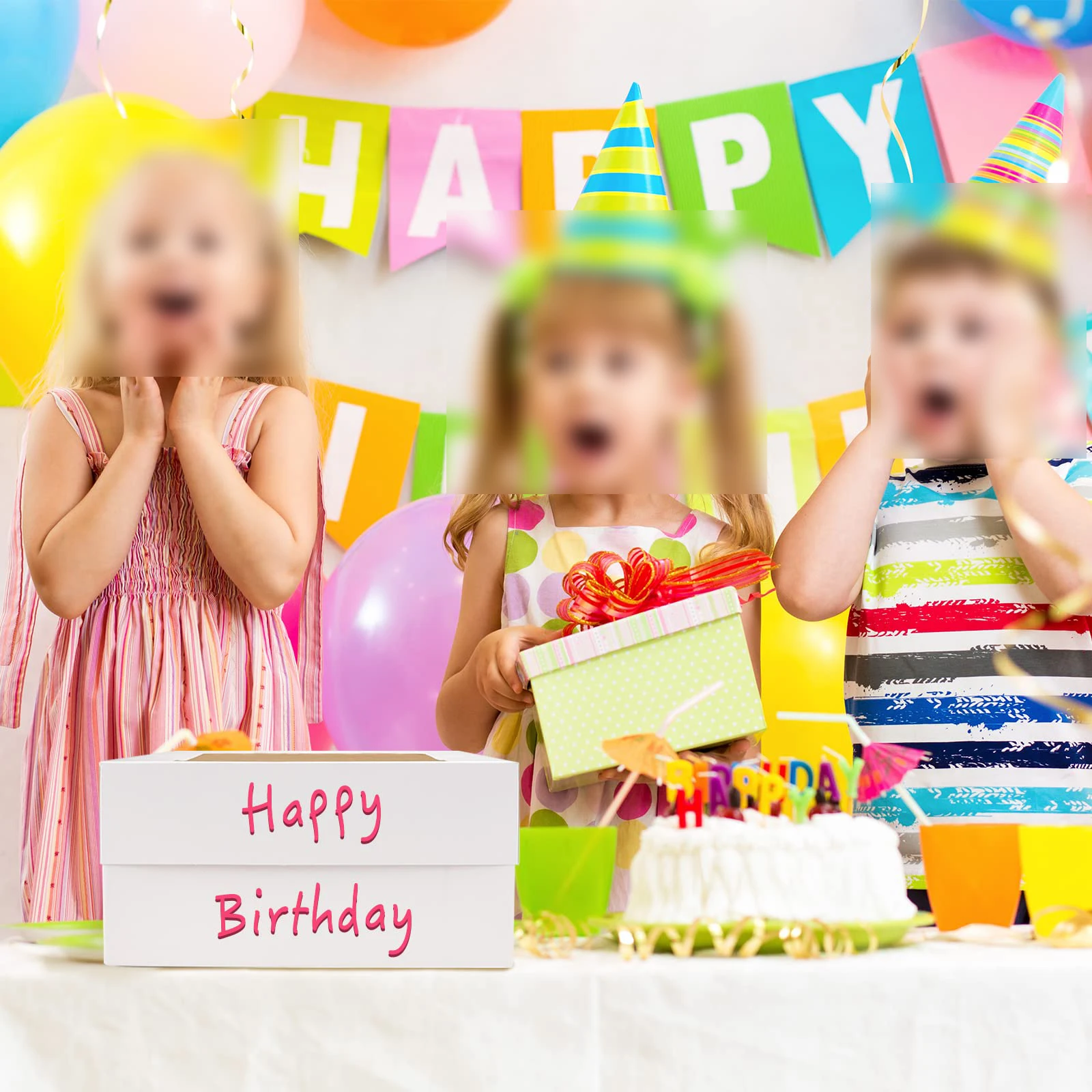 Hot Sale Packaging 12x12x6inch Custom Label Paper Cupcake Boxes Cake Box