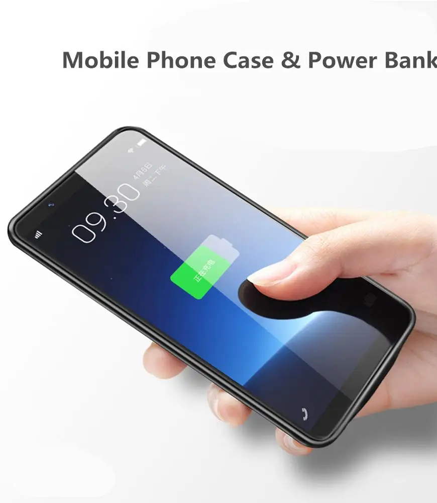  4700 мАч Power Bank чехол для VIVO X20 Внешний Аккумулятор Чехол ударопрочный чехол-накладка из ТПУ зарядки телефона тонкий мобильный