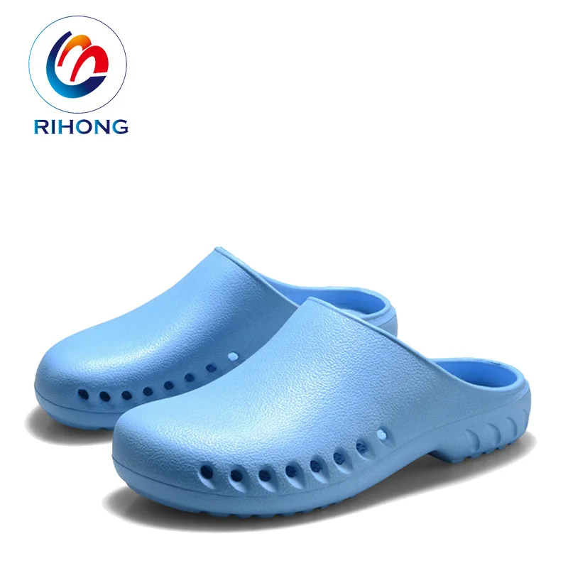 top quality colorful custom logo garden hospital medical nurse doctor garden shoes sandal eva clog for men