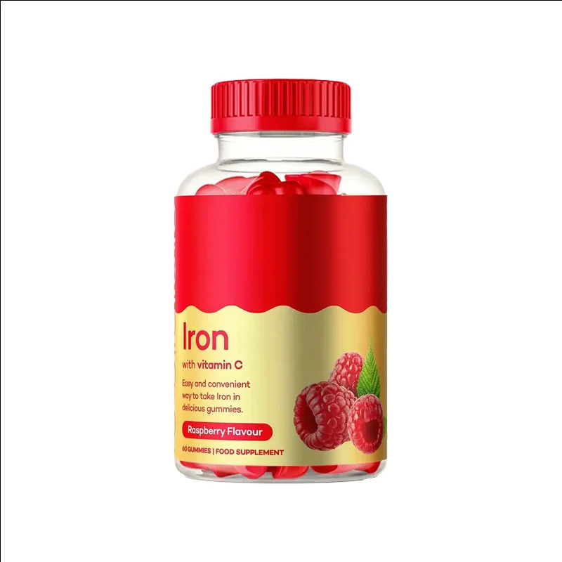 Healthcare Production Iron Gummy Candy Immunity System Supports Vitamins and Food Supplements Halal Extract