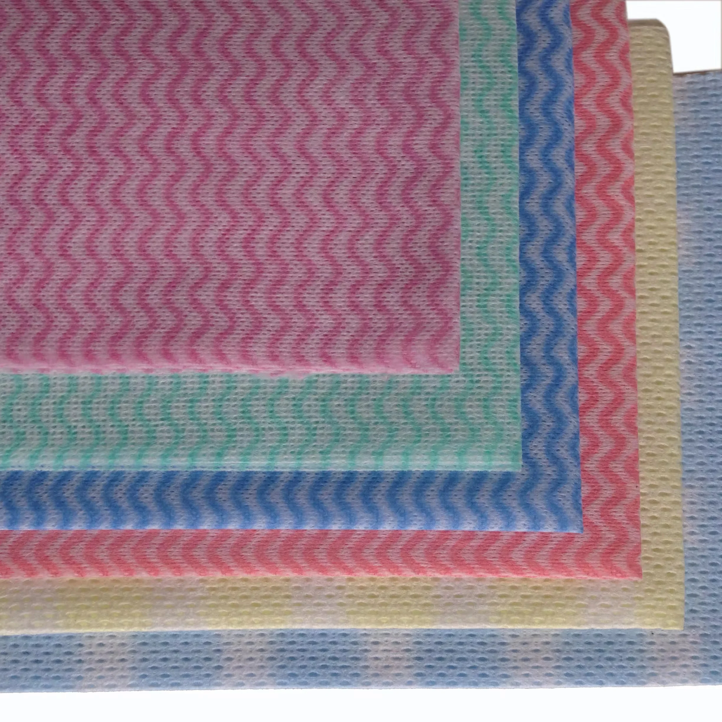 Disposable washable nonwoven cleaning roll wipes fabric house water absorption and deoilingl household cleaning cloth