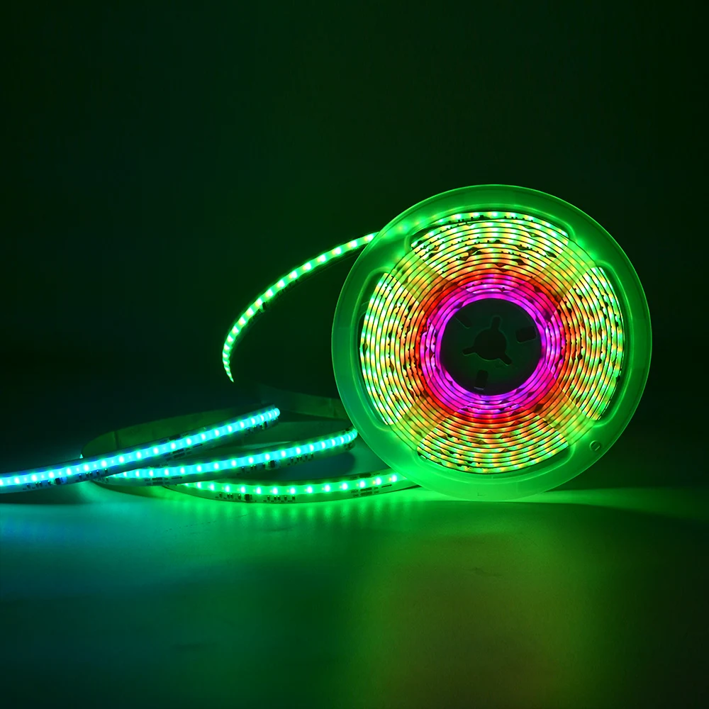 Wholesale High Quality Cob Rgbic With App 100 Ft Led Strip Lights Rgb Ic 12V Ws2812B Rgb Led Pixel Strip