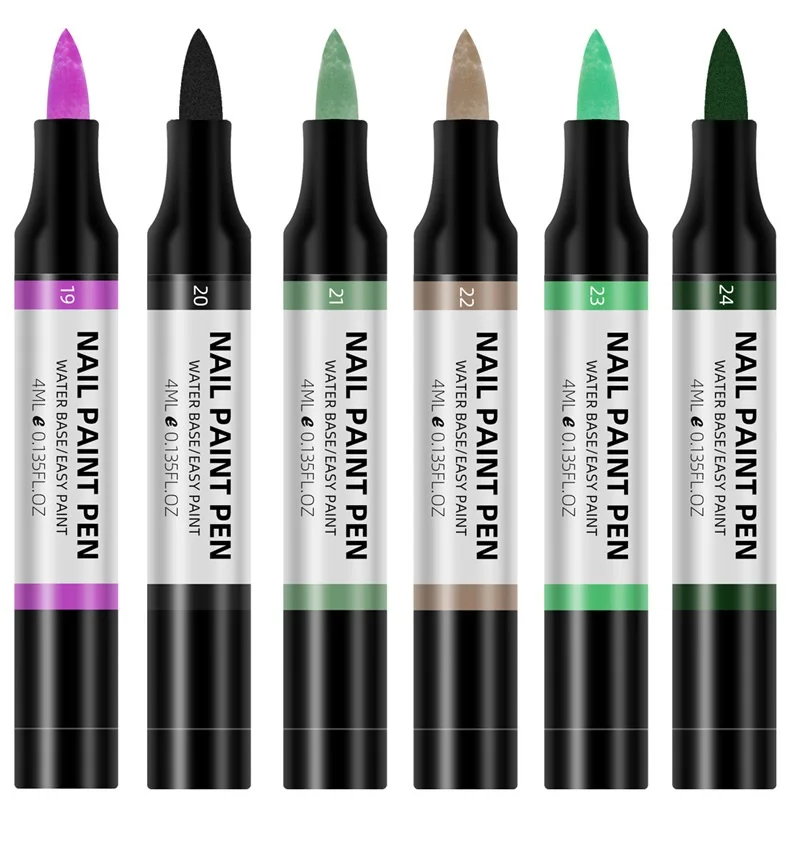 Newest 3 In 1 Gel Nail Pen Varnish Glitter One Step Nail Art Gel Polishes Easy To Use UV Permanent Polish