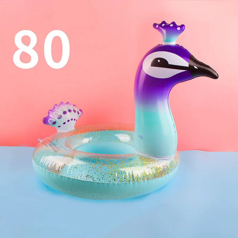 Inflatable Pool Float Swim Rings Animal Shape Swimming Ring