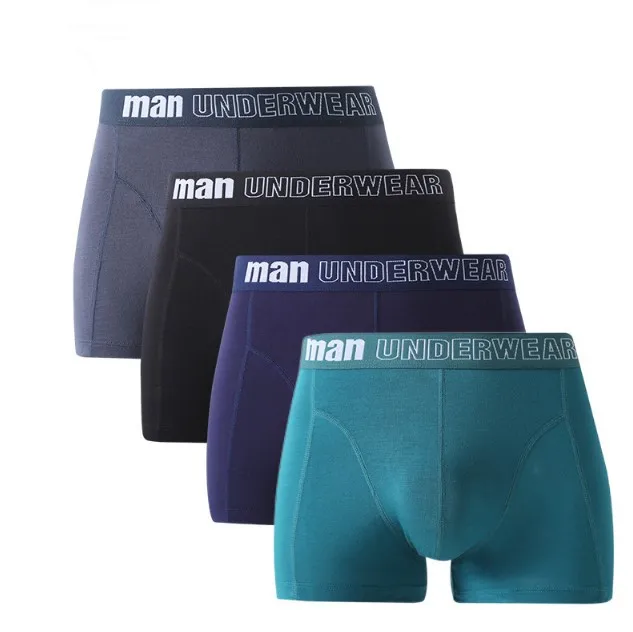 Wholesale Bamboo Fiber Male Underwear Plus Size 7XL Man Underwear Breathable Briefs Boxers For Men