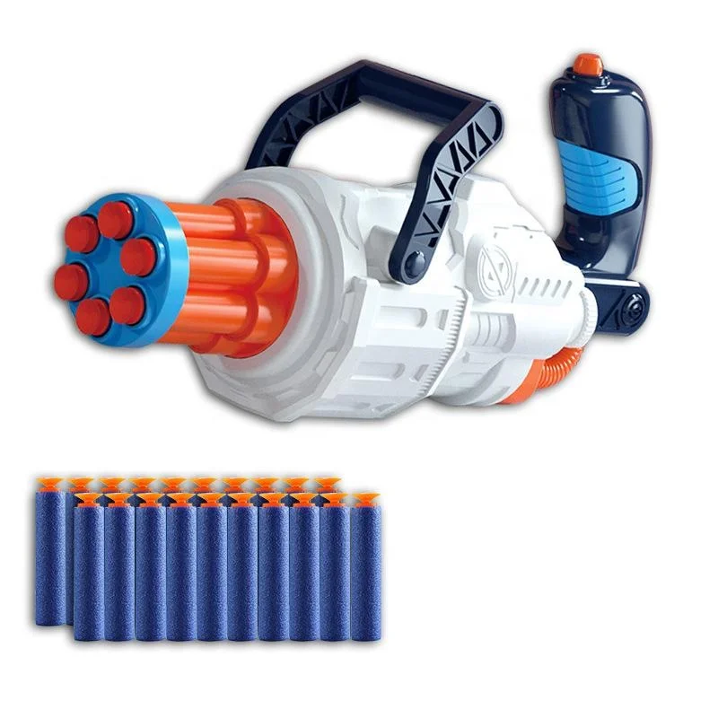 Premium Kids Sports Toy Shooting Game Soft Bullet Gun Gatling EVA Bullet Air Soft Gun Toy