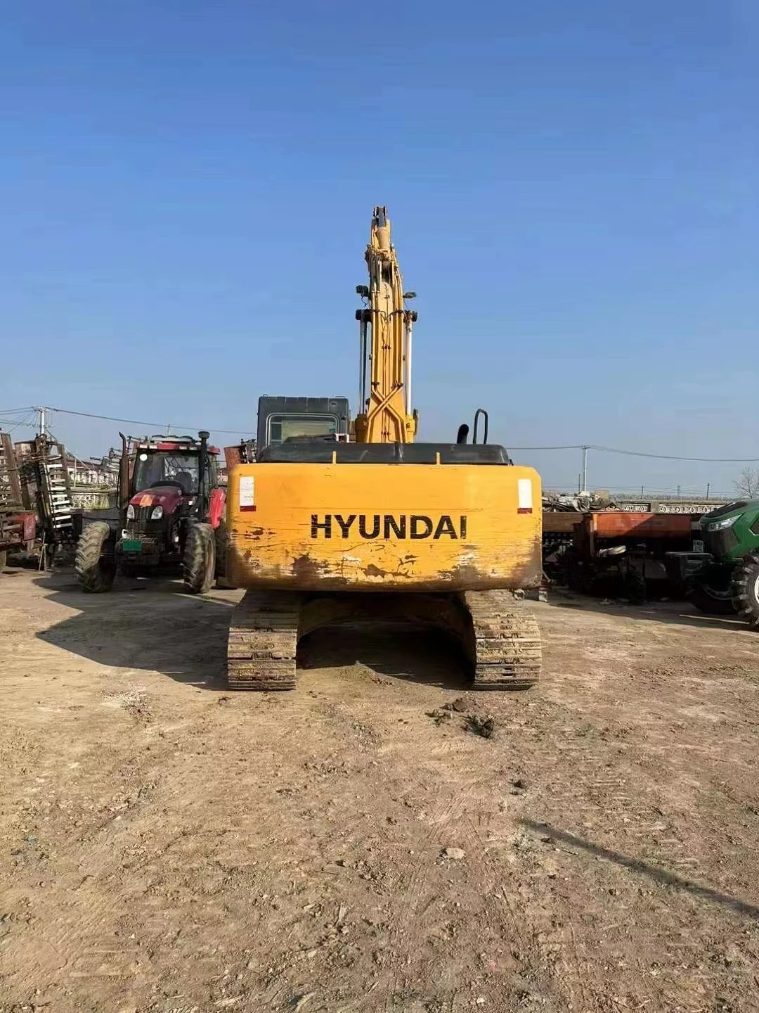 Hyundai 215-7 used crawler excavator second hand original hyundai earth-moving machine 215 210