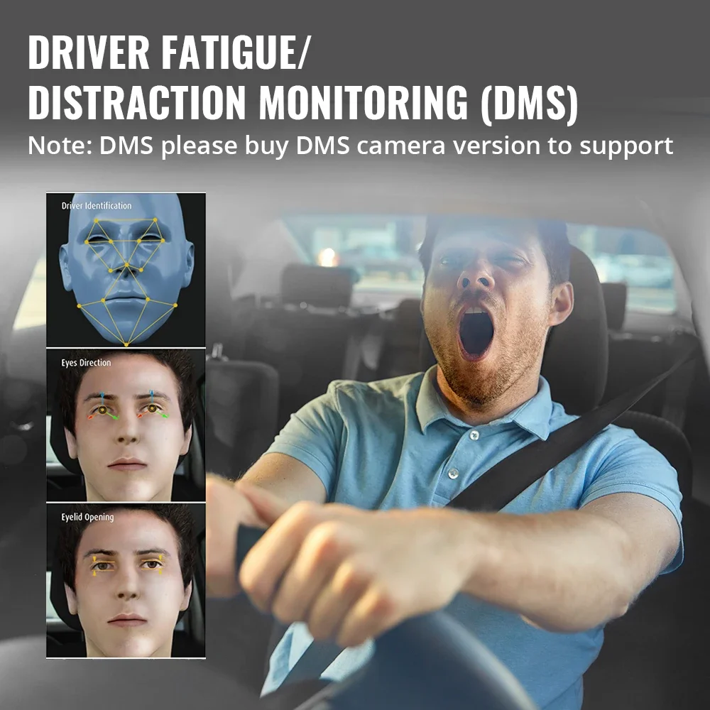 Jimi JC450 4G AI DashCam ADAS 3/4 Channes Live Video GPS Tracking Remote Monitoring Cloud Storage Wifi Car Recorder Free APP Web