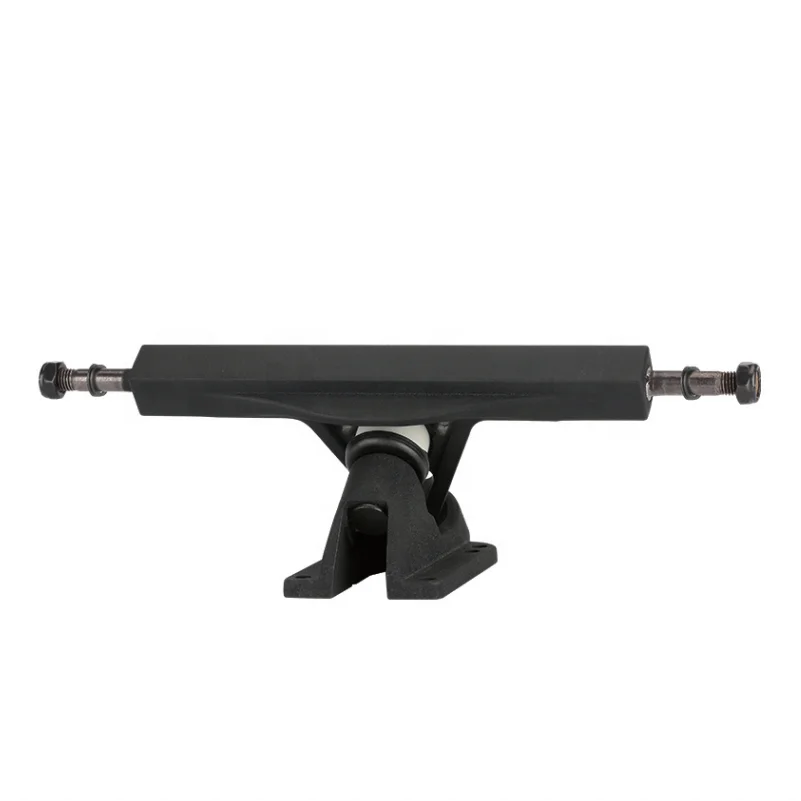 
latest design gravity casting longboard truck, long skateboard truck with rubber paint surface 