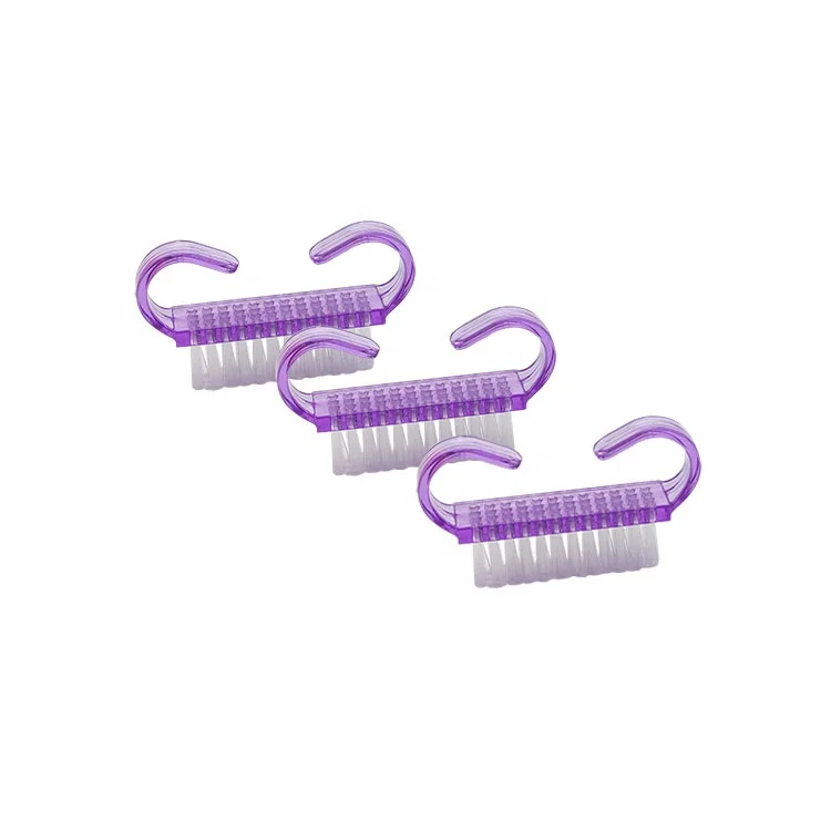 Manicure Pedicure Tool cleaning Wholesales Nail Care Plastic Nail Brush Fingernail Cleaning Brush