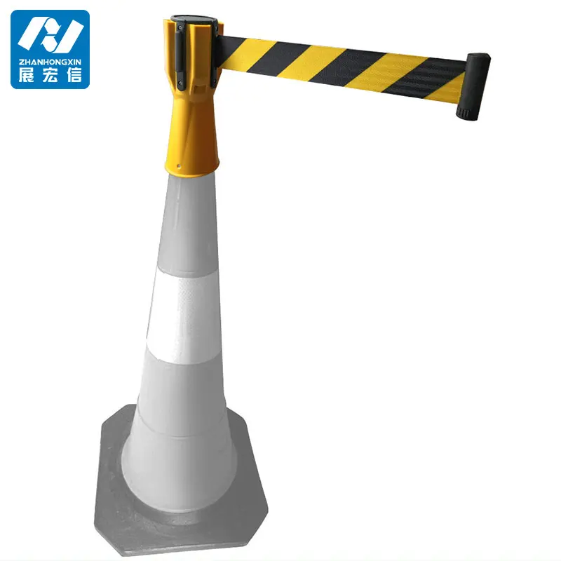 2024 High Quality Road Safety  Retractable Traffic Cone Belt