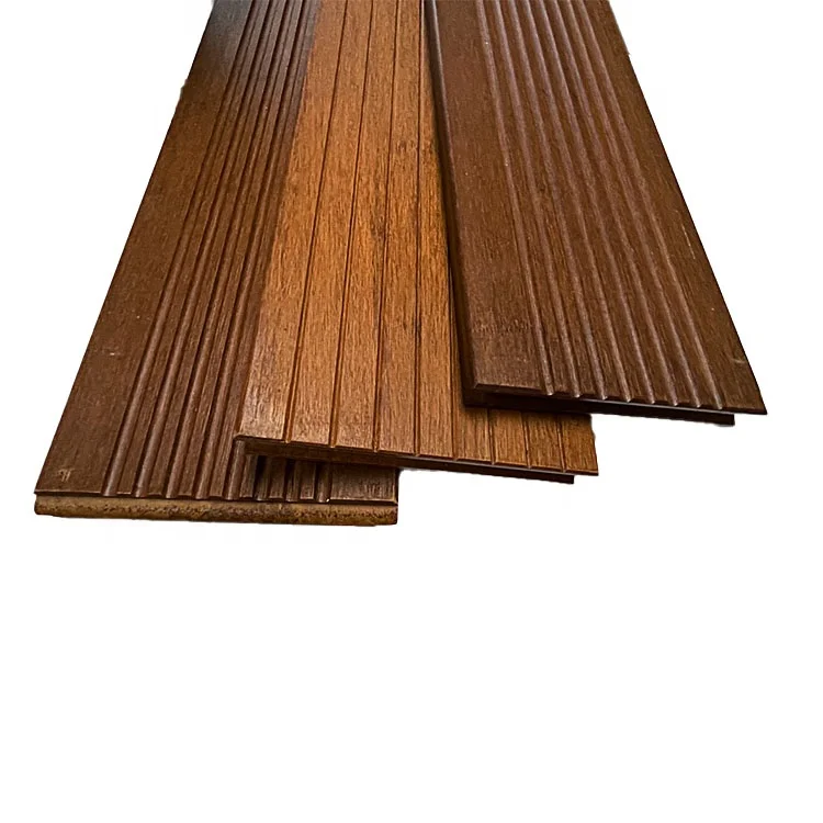 Outdoor Non-slip Hardwood Bamboo Decking for home garden with waterproof
