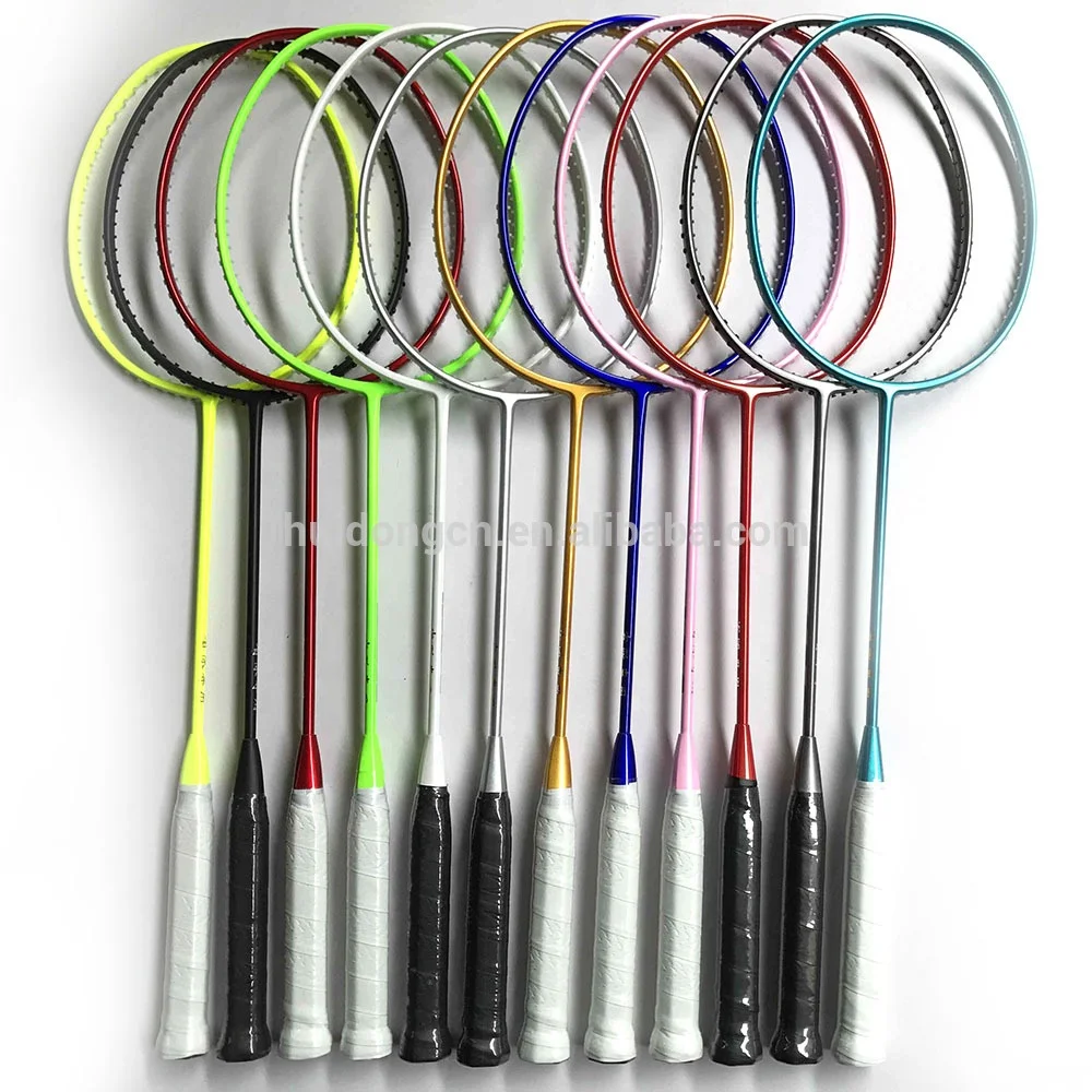 Wholesale New Different Colors Custom Carbon Badminton Rackets with Super Flexibility Top Badminton Racket