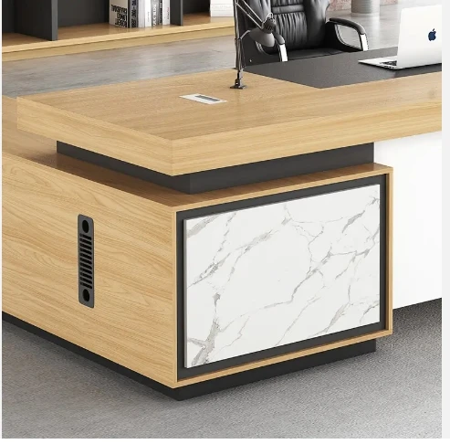 Рабочий стол L-образный компьютерный современный исполнительный офисная мебель коммерческий офисный