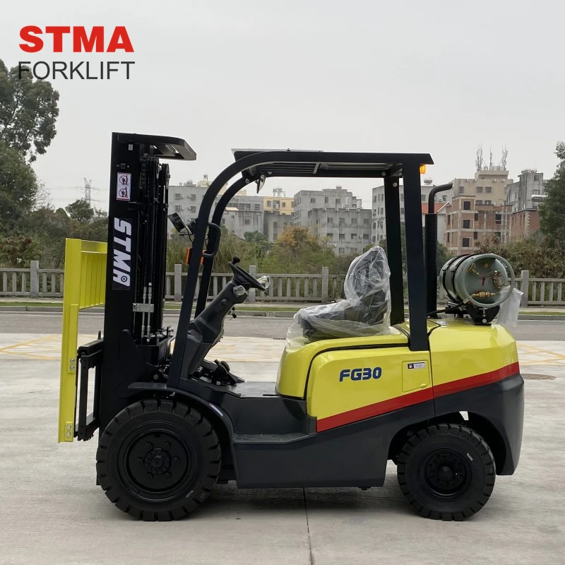 STMA TCM technology 3.5ton 8000lbs lpg powerful forklift EPA engine with shimadzu pump and valve