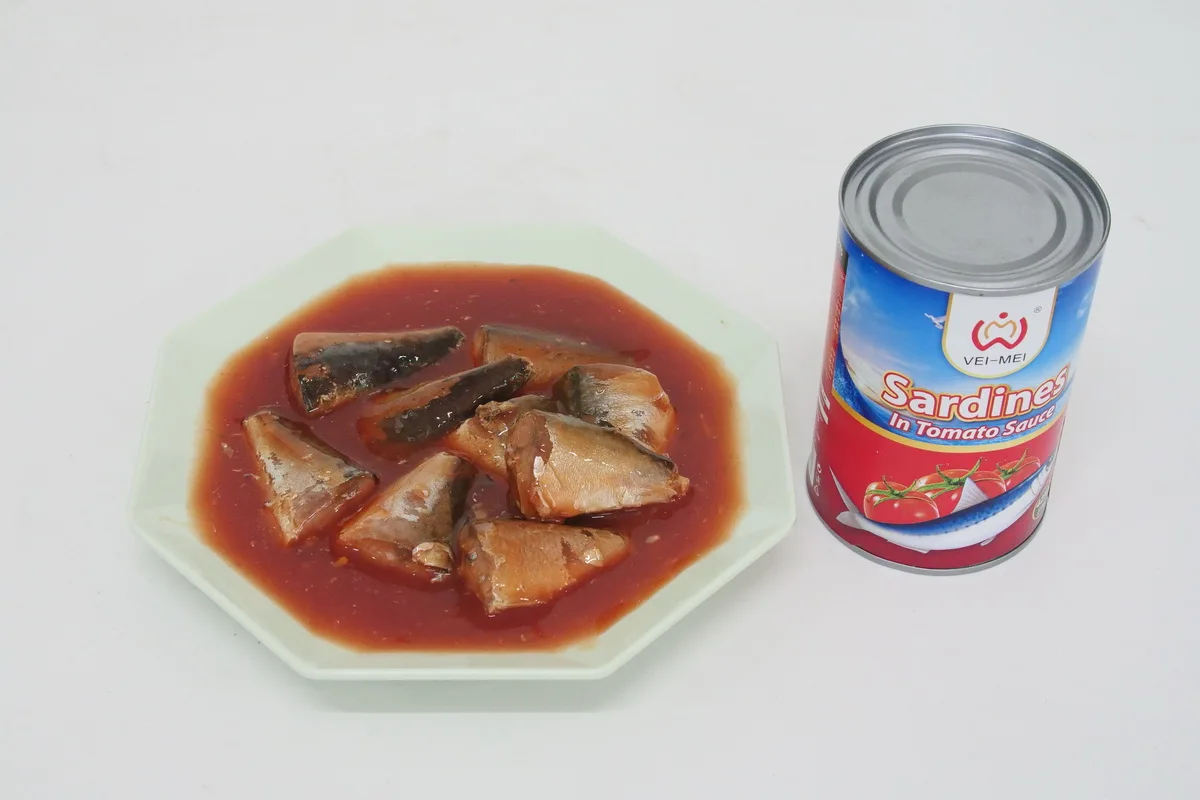 quality can fish canned mackerel fish in brine 425g