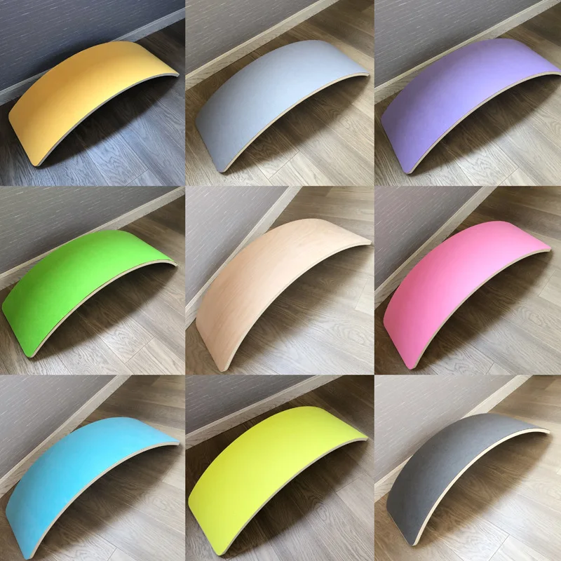 Wooden Balance Board Kids Natural Wobble Board Wooden Toys for Toddlers Kids